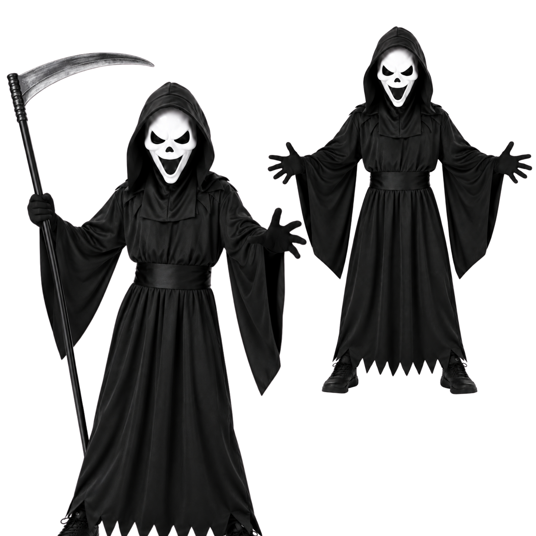 Boys Howling Reaper Halloween Fancy Dress Costume