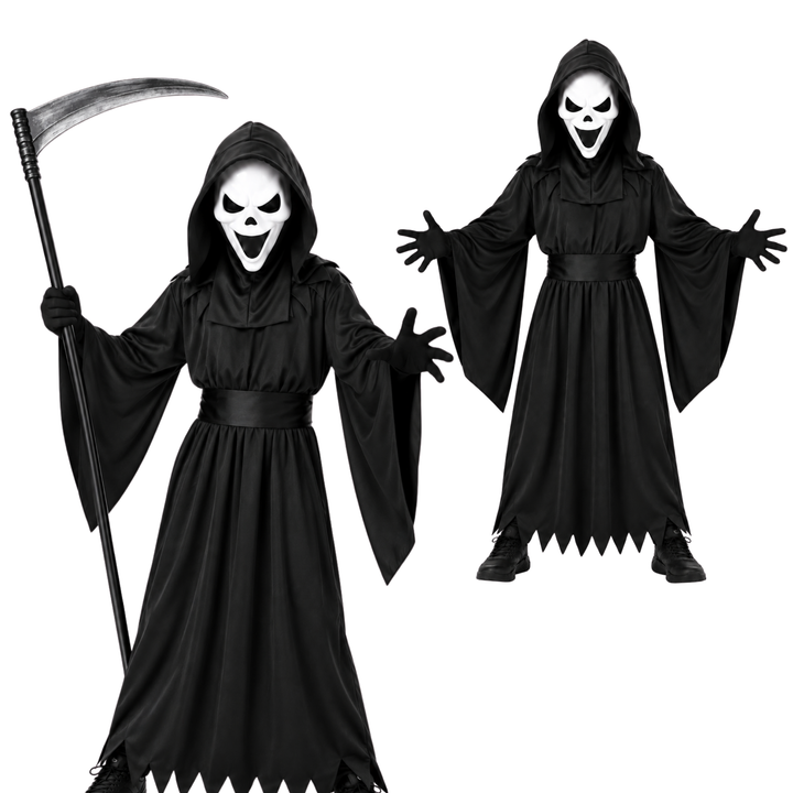 Boys Howling Reaper Halloween Fancy Dress Costume