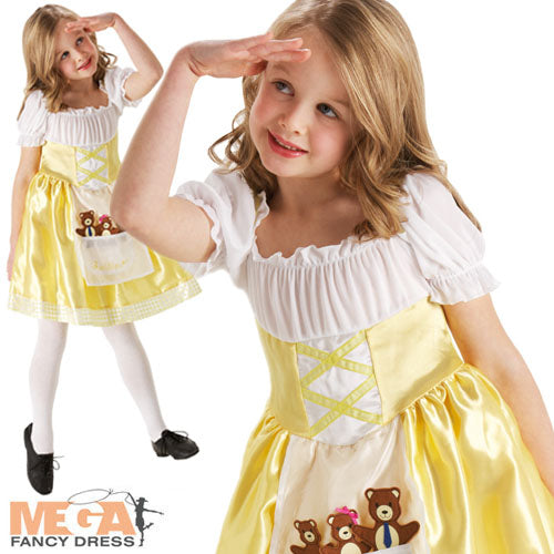 Girls Goldilocks World Book Day Character Costume