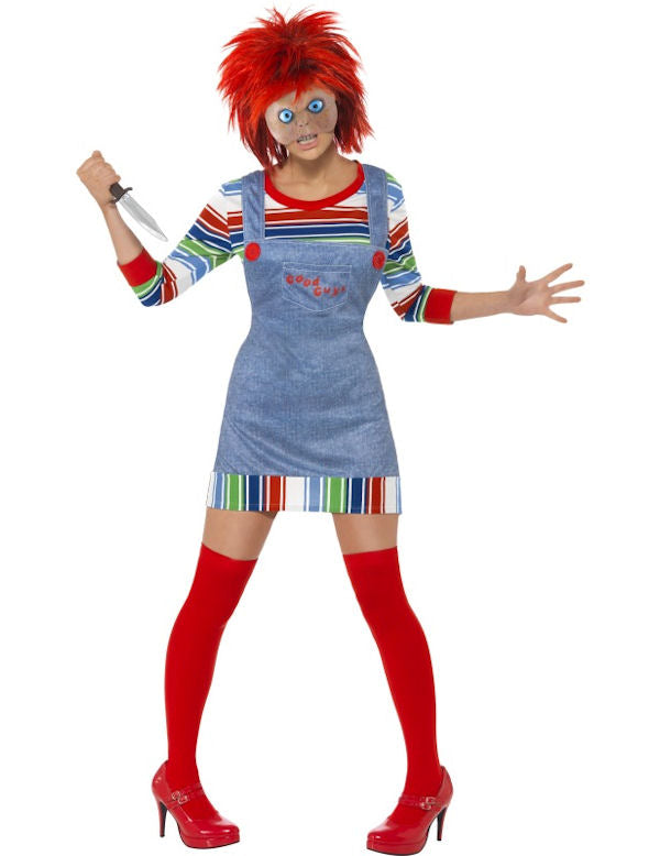 Horror Chucky Halloween Fancy Dress Costume