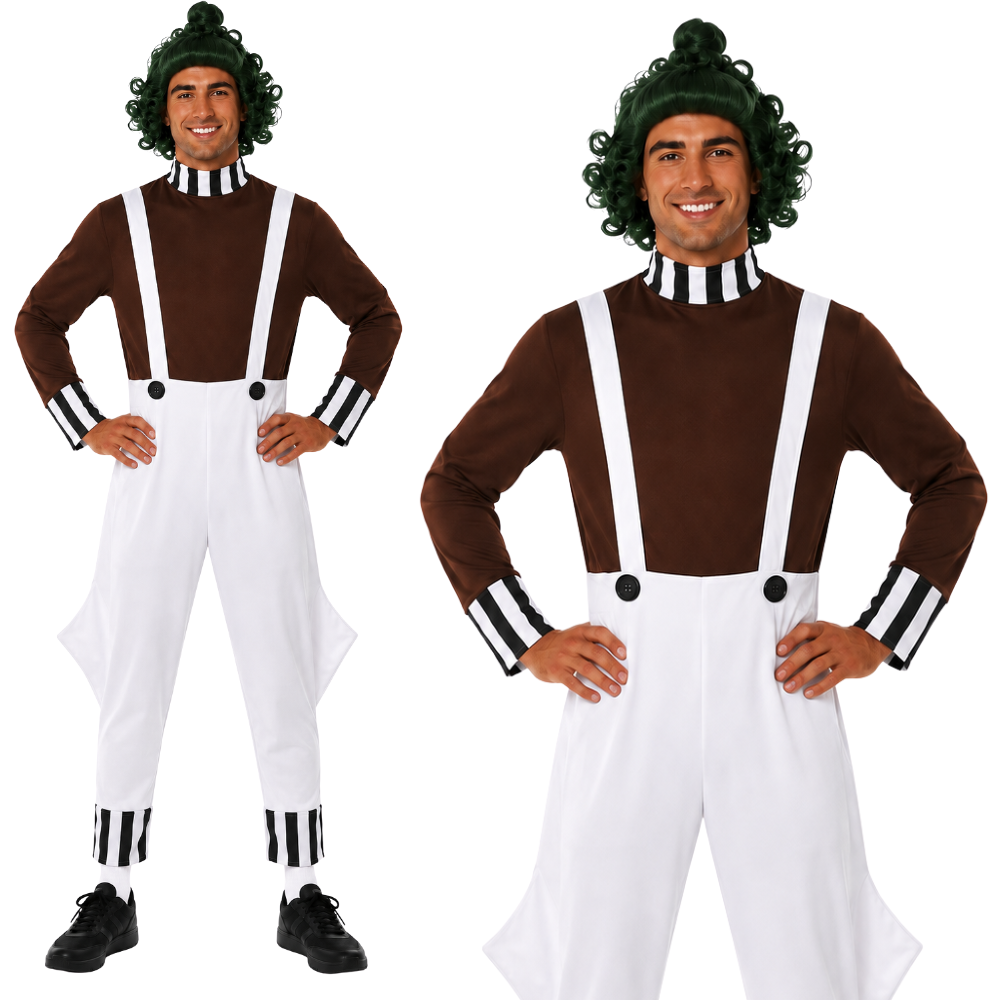 Adults Factory Worker Halloween Fancy Dress Costume