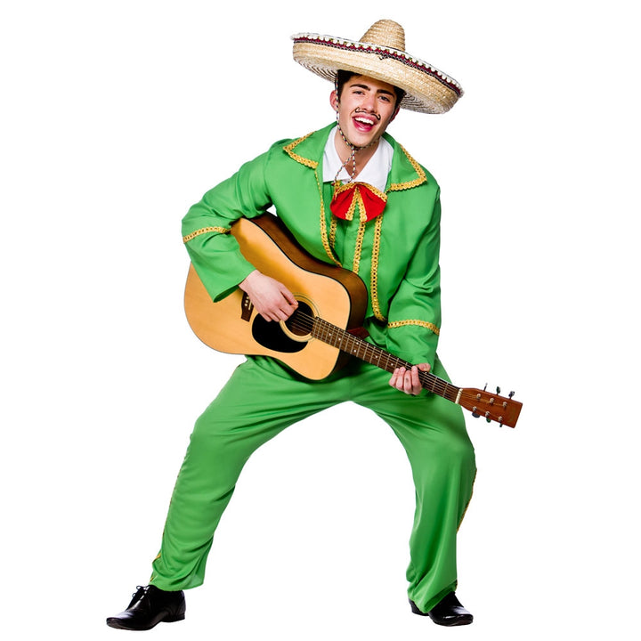 Mens Mexican Tortilla Mariachi Singer Costume