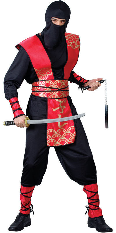 Men's Ninja Warrior Master Japanese Samurai Costume