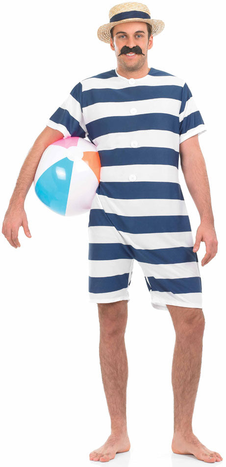 Men's 1920s Victorian Bathing Suit Costume