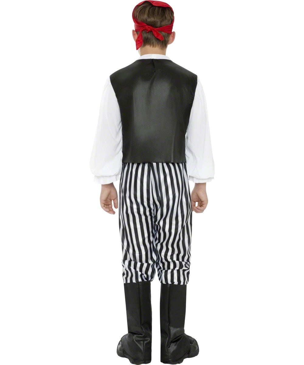 Boys Deluxe Pirate Fancy Dress World Book Day Costume