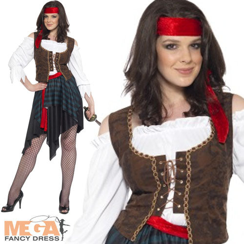 Womens Fever Sultry Pirate Costume Pirate Fancy Dress