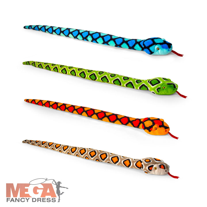 100cm Long Snake Reptile Plushies