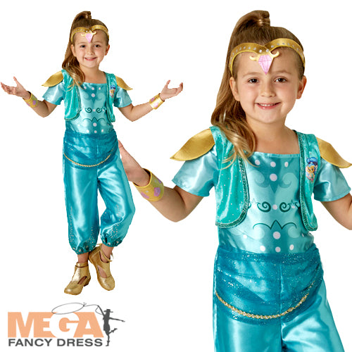 Girls Shimmer & Shine Arabian Nights Genie Costume
