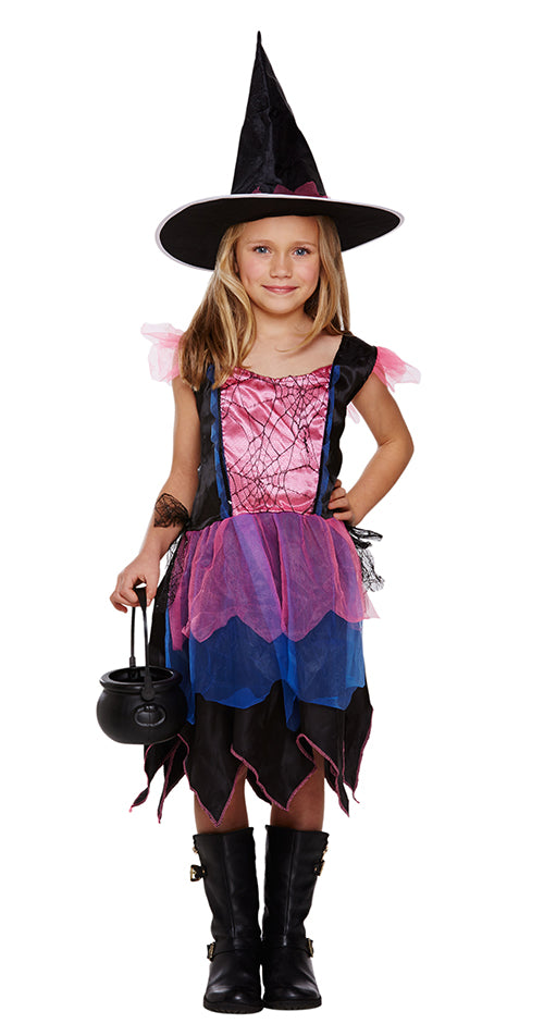 Firework Witch Girls Sparkling Sorceress Costume