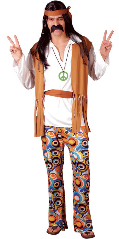 Men's Woodstock Hippie 60s 70s Costume