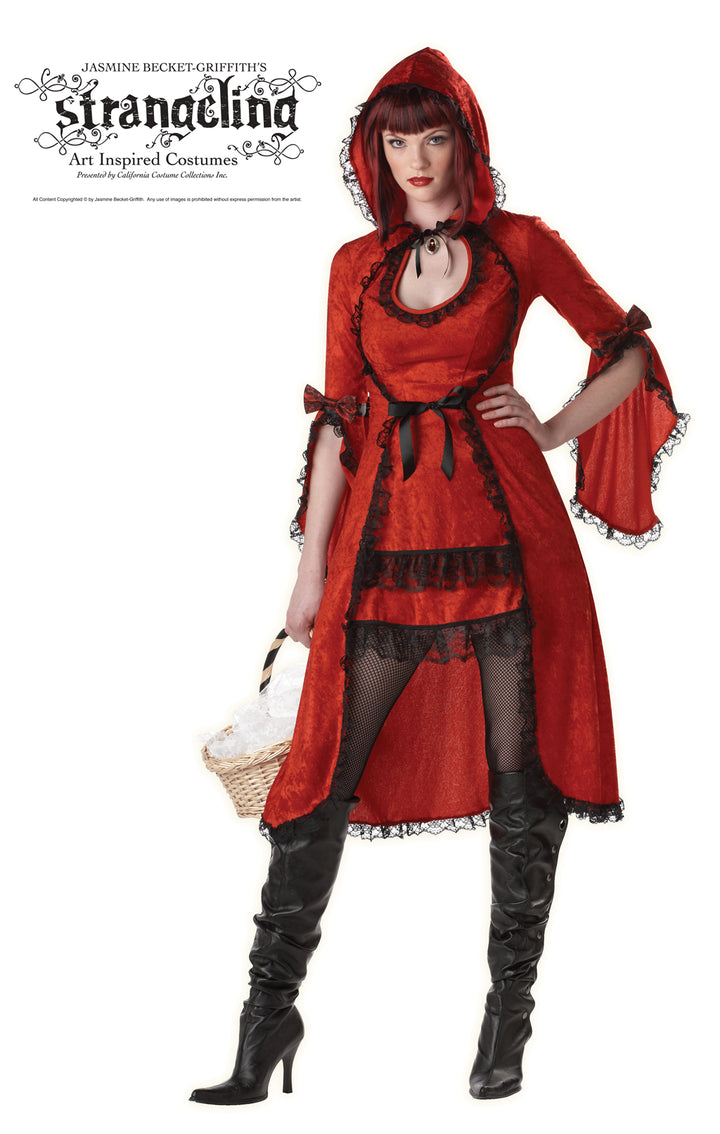 Ladies' Sexy Red Riding Hood Fancy Dress Costume Fairy Tale Fancy Dress