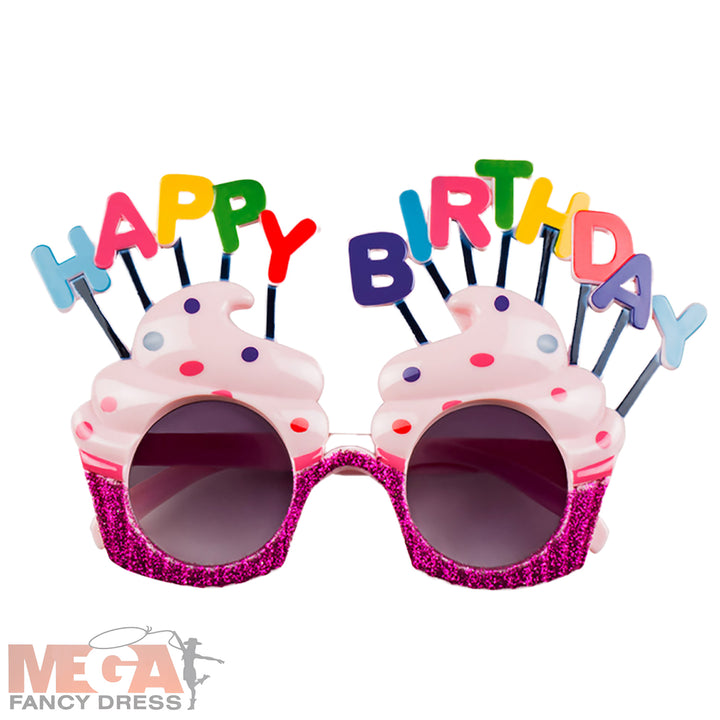 Happy Birthday Glasses Costume Accessory