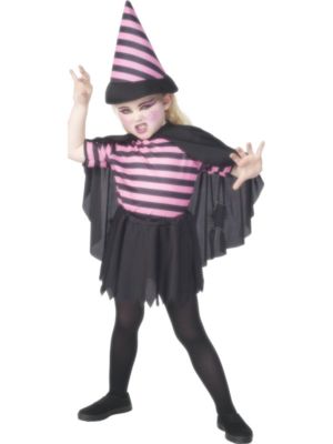 Cute Witch Kids Costume Magical Halloween Outfit
