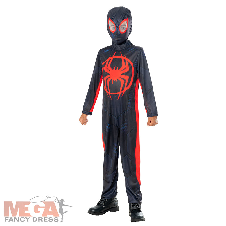 Kids Miles Morales Spiderverse Costume Superhero Fancy Dress