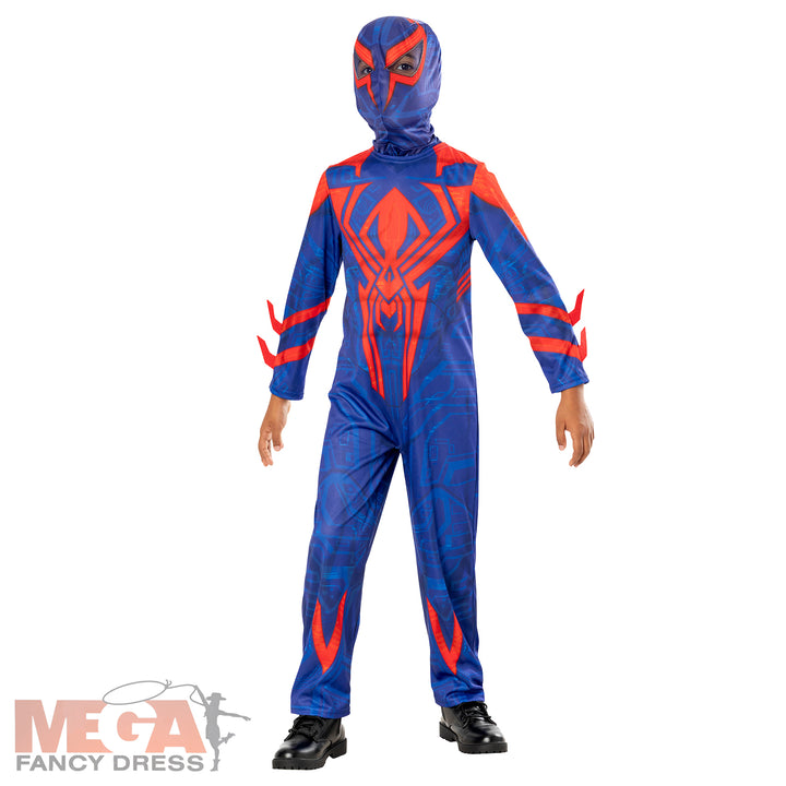 Kids Spiderman 2099 SV2 Costume Superhero Fancy Dress