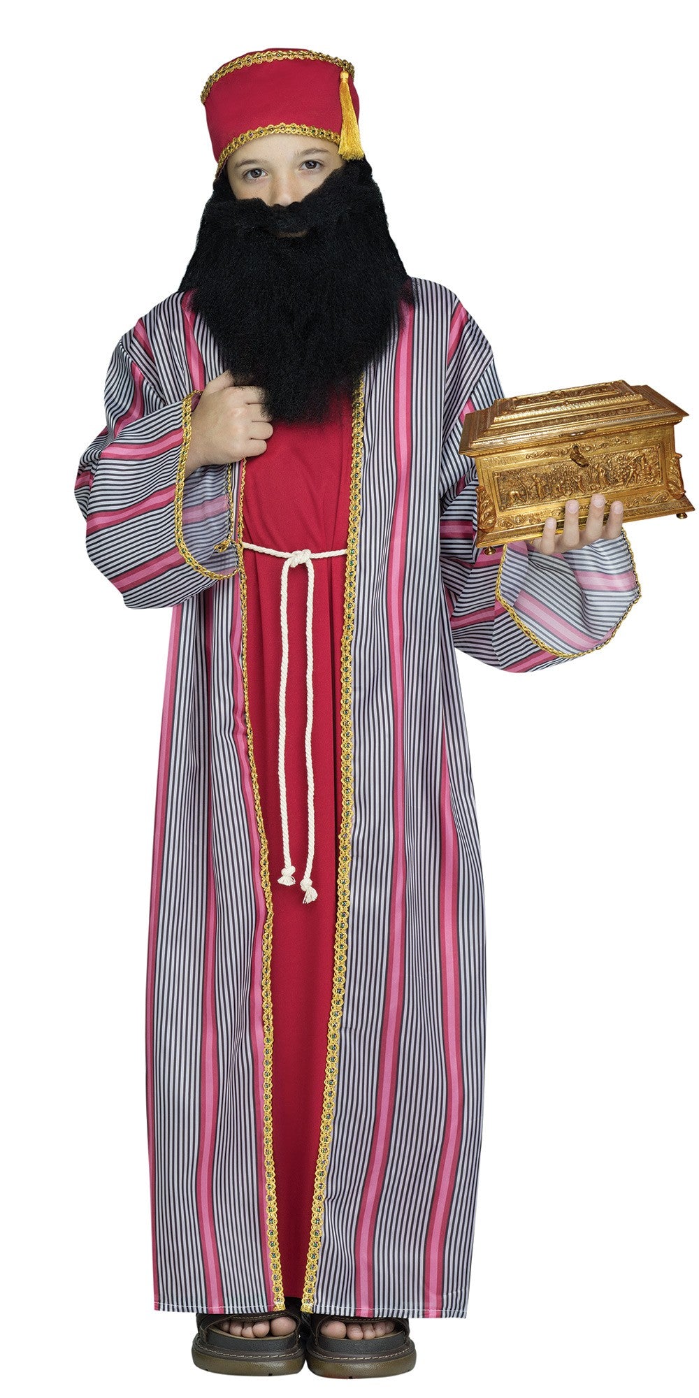 Red Wise Man Boys Costume