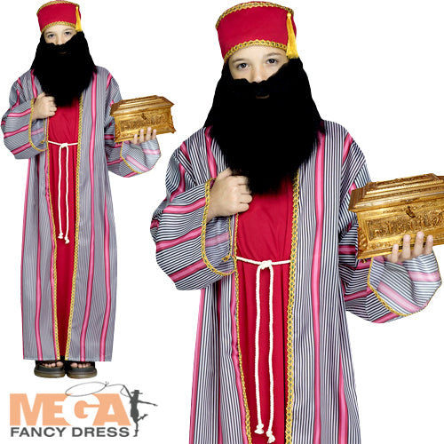 Red Wise Man Boys Costume