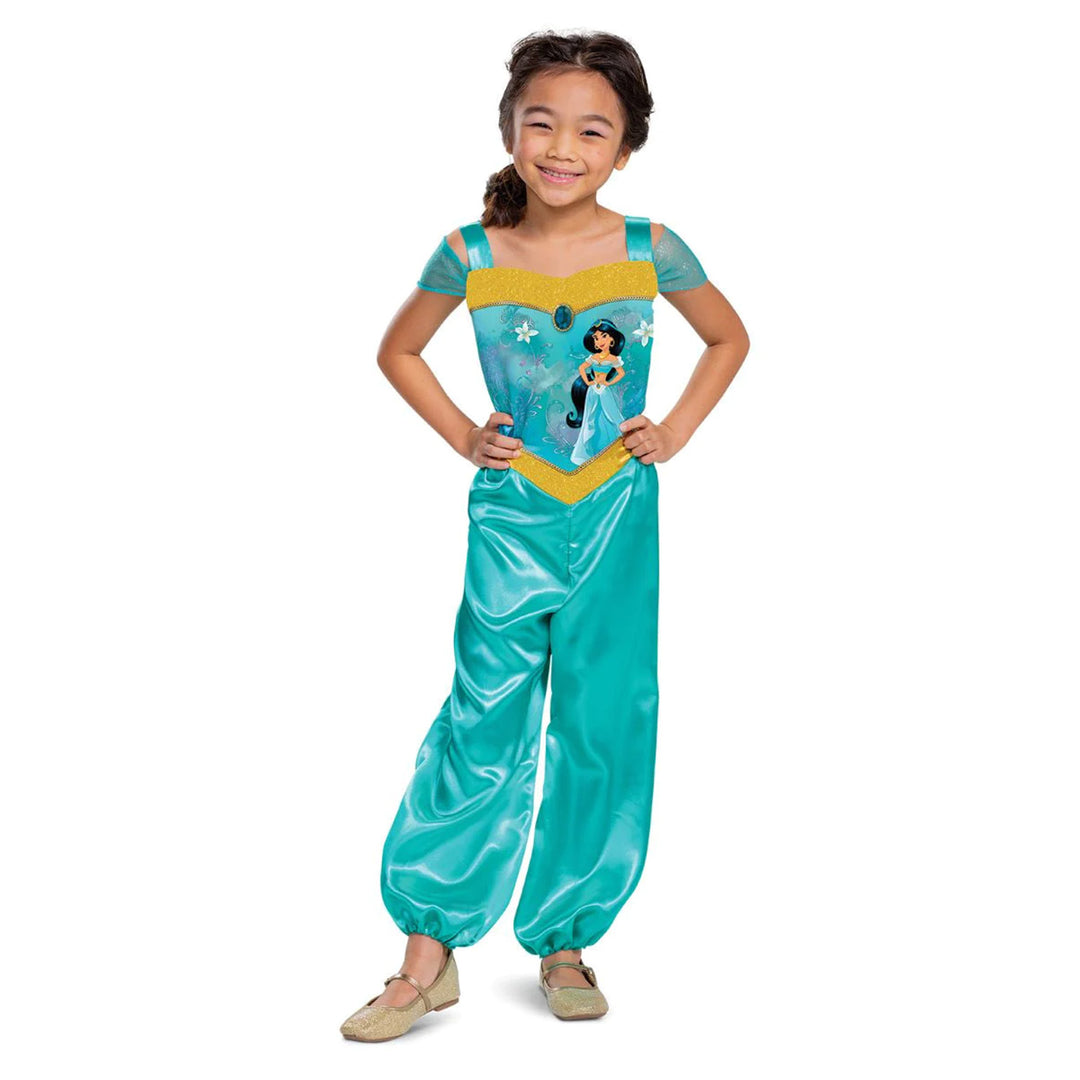Officially Licensed Girls Disney Jasmine Fancy Dress Costume