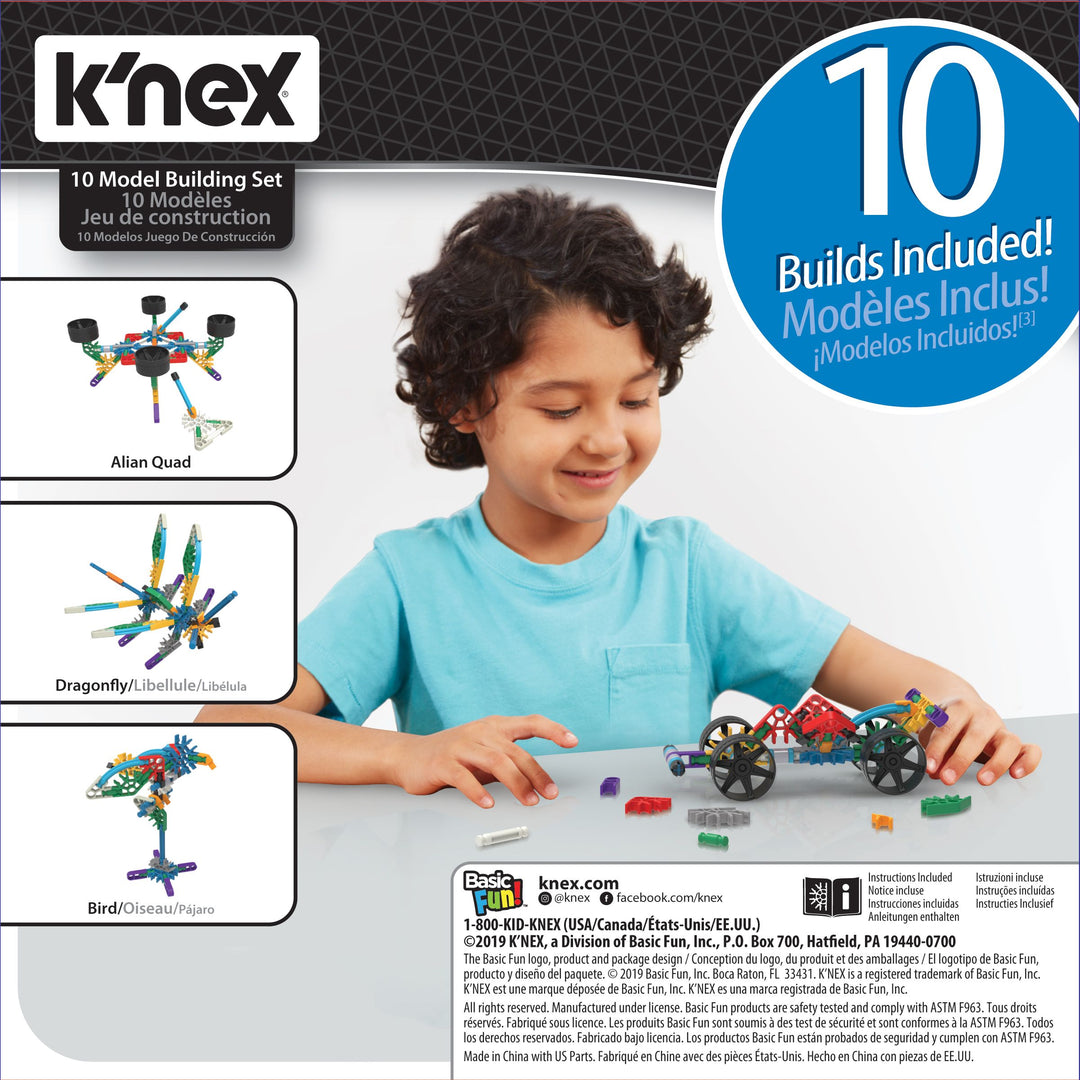 K'NEX 10 In 1 Building Set Versatile Construction Toy