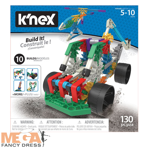 K'NEX 10 In 1 Building Set Versatile Construction Toy