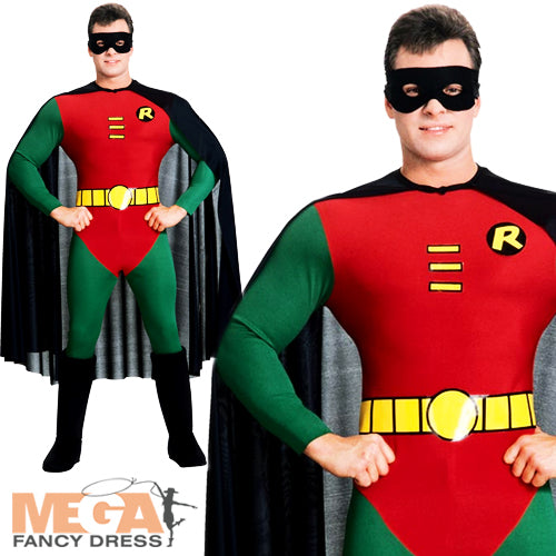 Men's Robin Batman Movie Comic Superhero Cosplay Costume