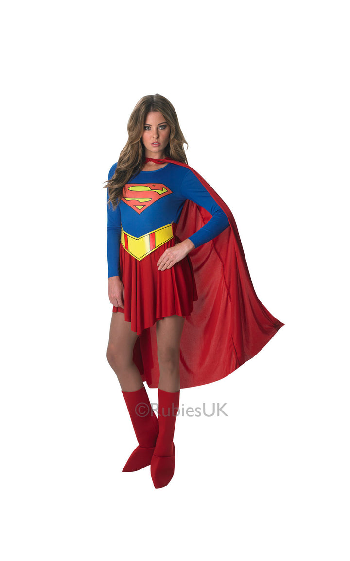 Supergirl Classic Costume Superhero Fancy Dress