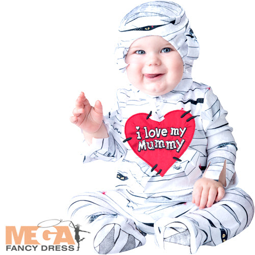 I Love My Mummy Themed Baby Costume