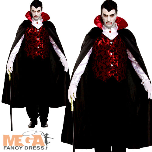 Deluxe Vampire Men's Aristocratic Night Creature Costume