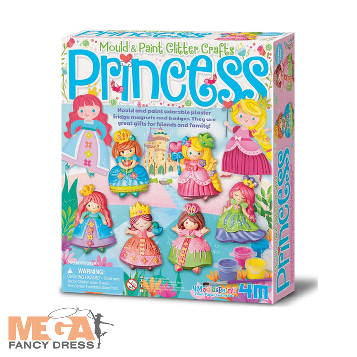 Glitter Princess Mould & Paint Kids Craft Kit