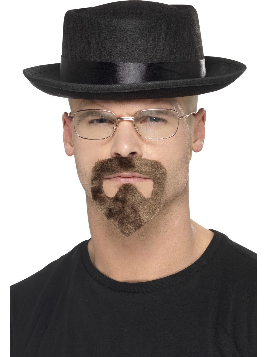 Mens Heisenberg Breaking Bad Walter White Glasses Hat Costume Accessory