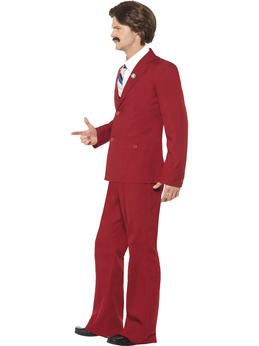 Anchorman Ron Burgundy Costume TV Character Fancy Dress