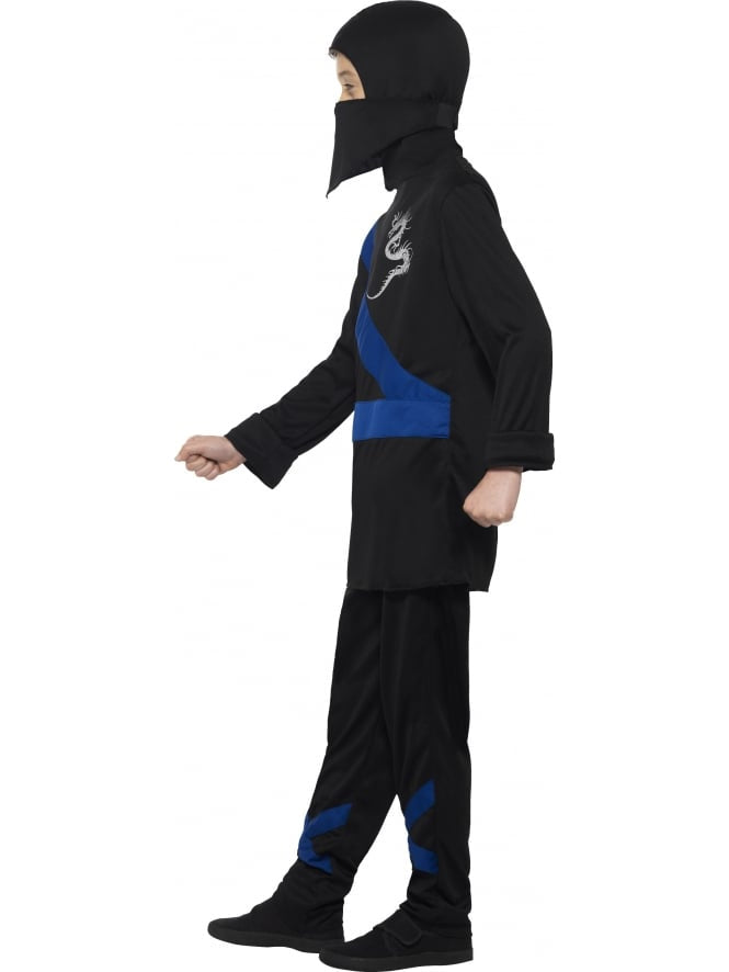 Boys Ninja Assassin Fancy Dress Japanese Book Day Costume