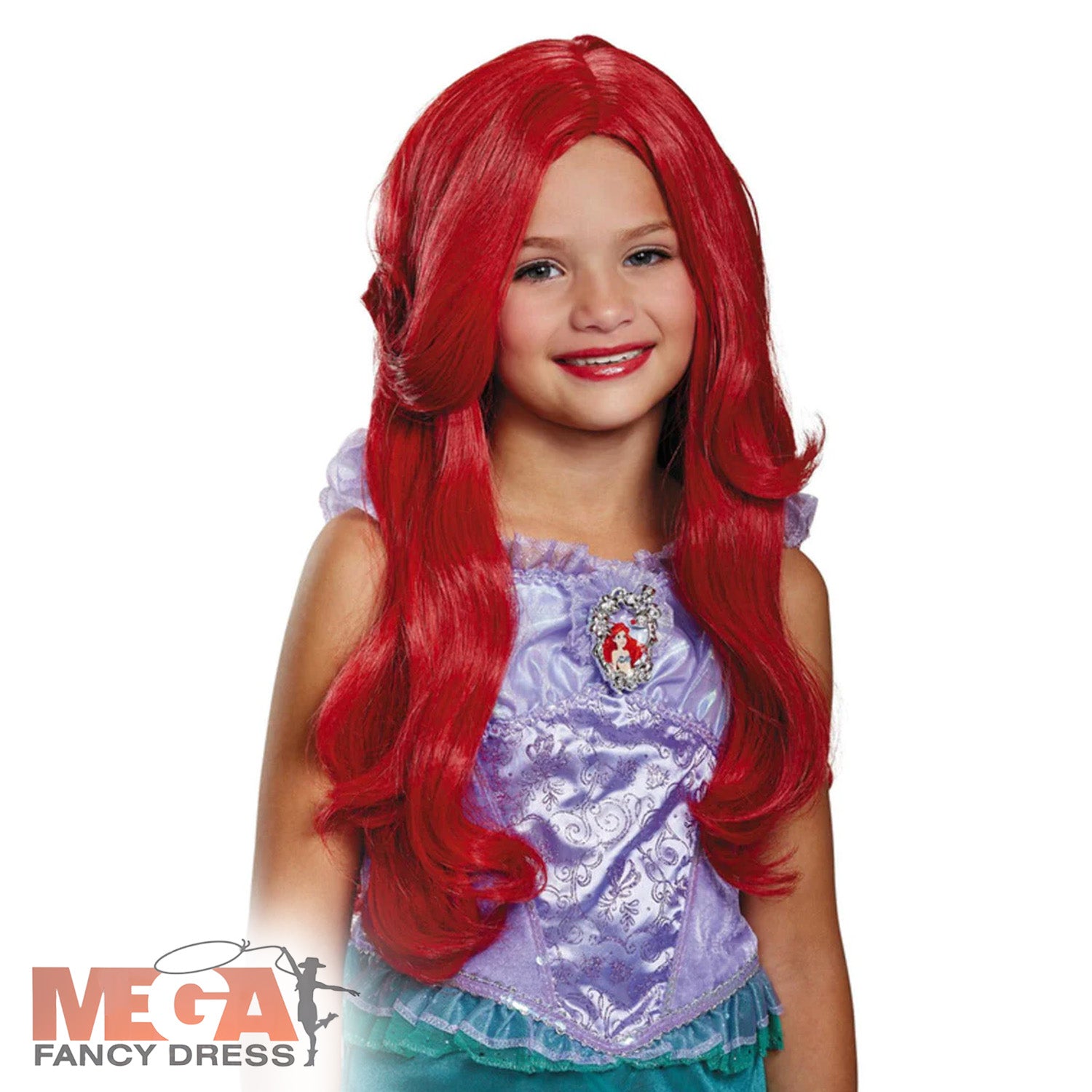 Officially Licensed Disney Ariel The Little Mermaid Wig Mega