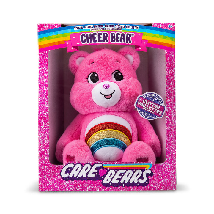 35cm Glitter Cheer Care Bear Boxed