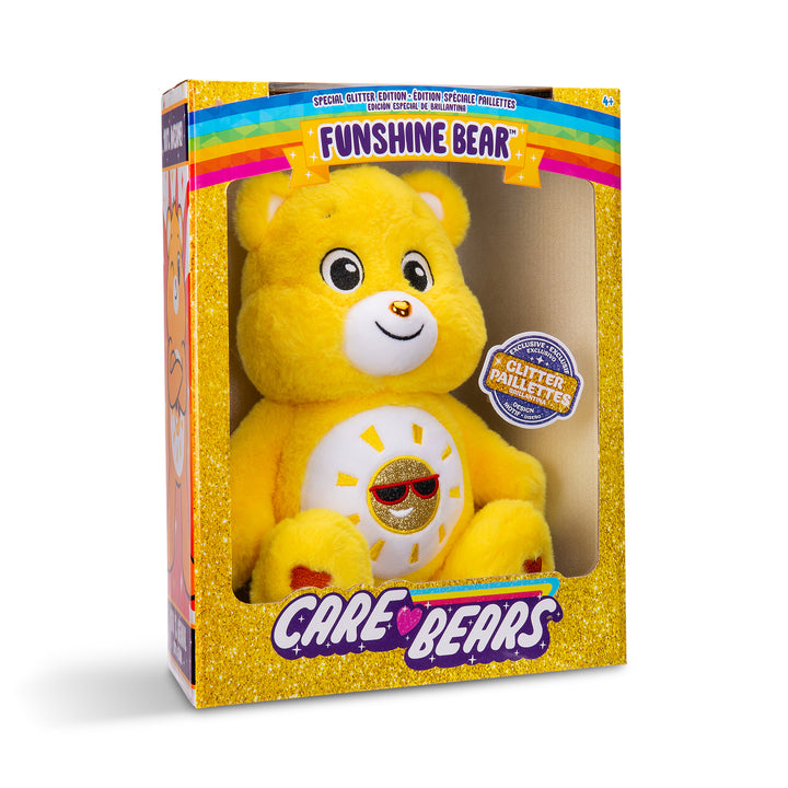 35cm Glitter Funshine Care Bear Boxed