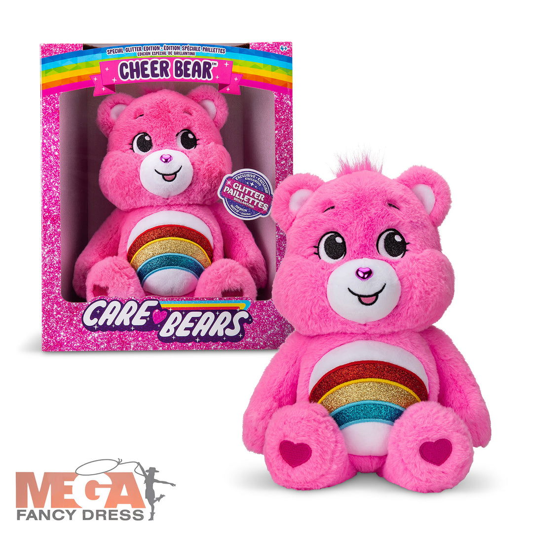 35cm Glitter Cheer Care Bear Boxed