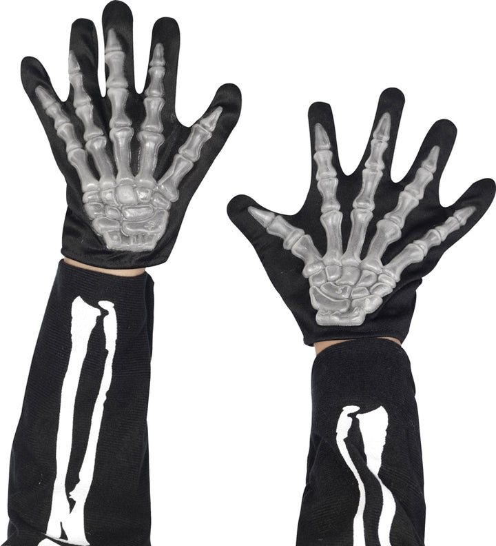 Skeleton Gloves for Children Halloween Accessory