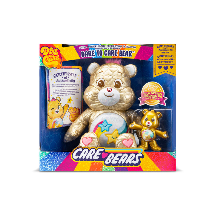 Limited Edition 35cm Dare to Care Quilted Care Bear