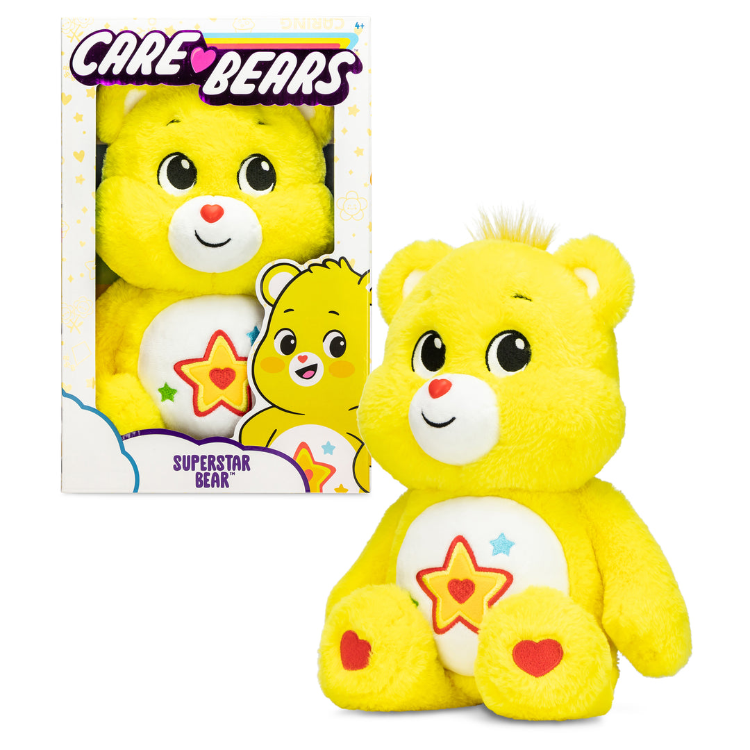 Official 35cm Superstar Yellow Care Bear
