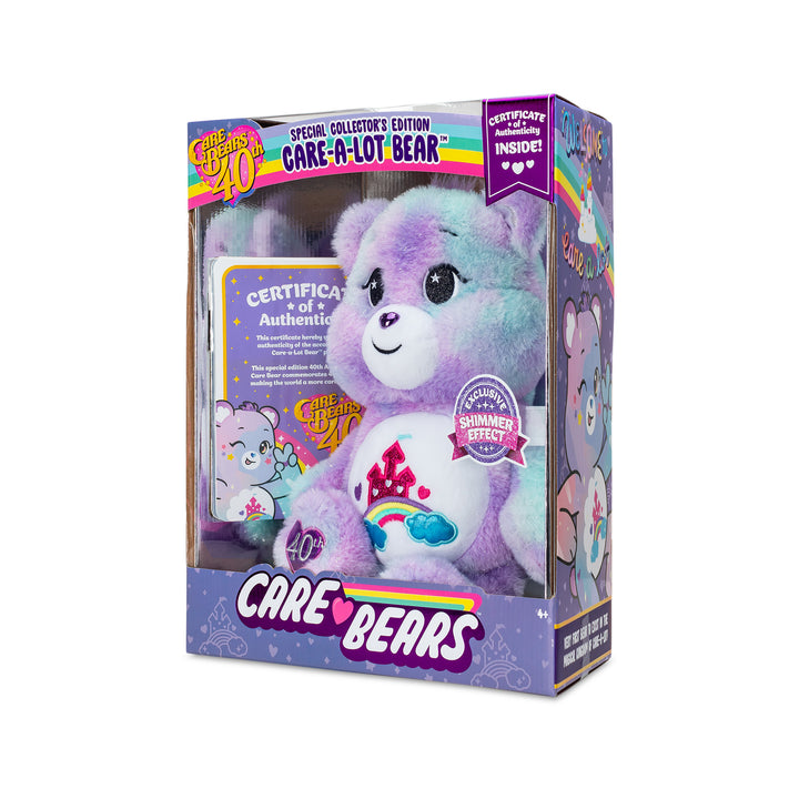 Official 35cm 40th Anniversary Care-A-Lot Care Bear
