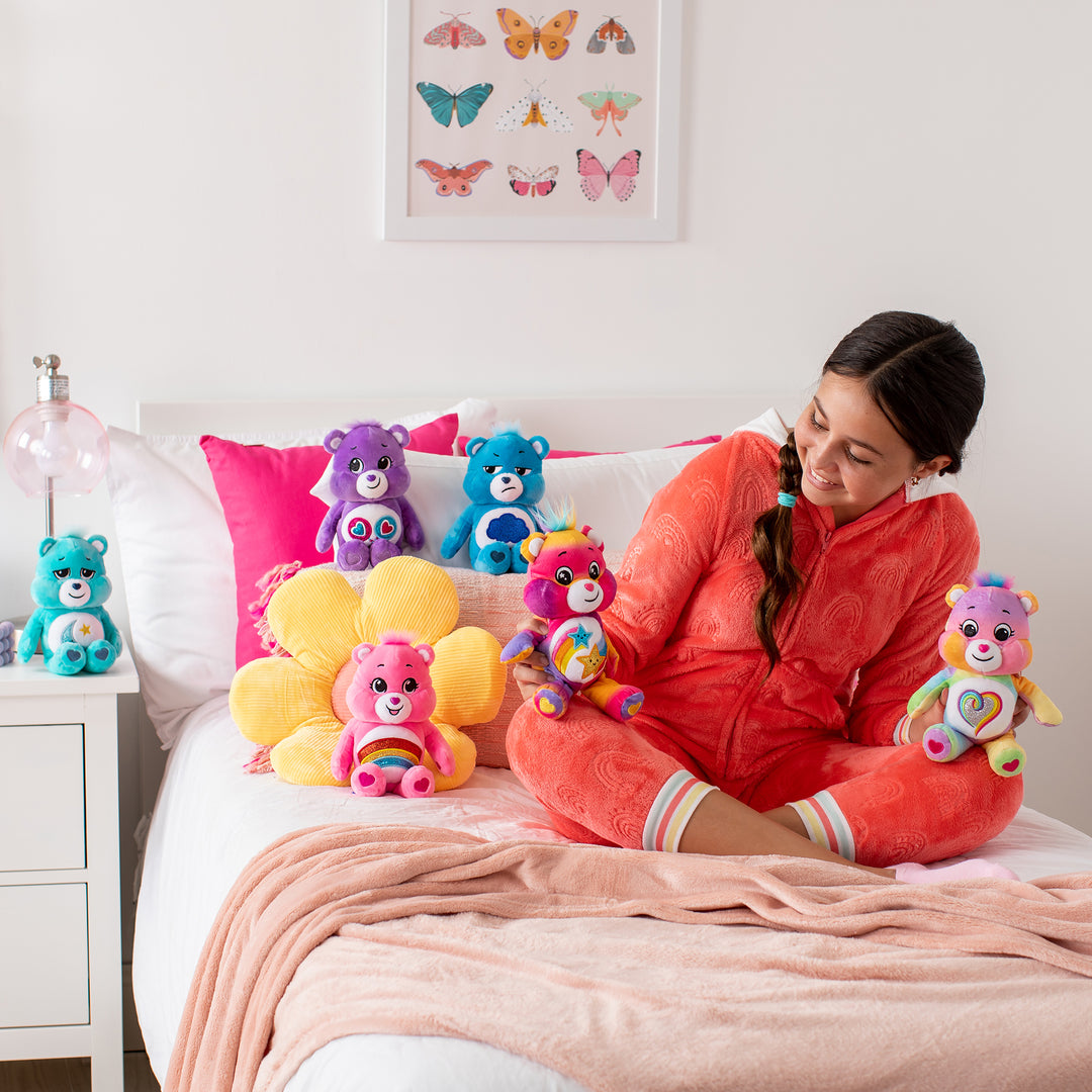 Official 22cm Glitter Funshine Care Bear