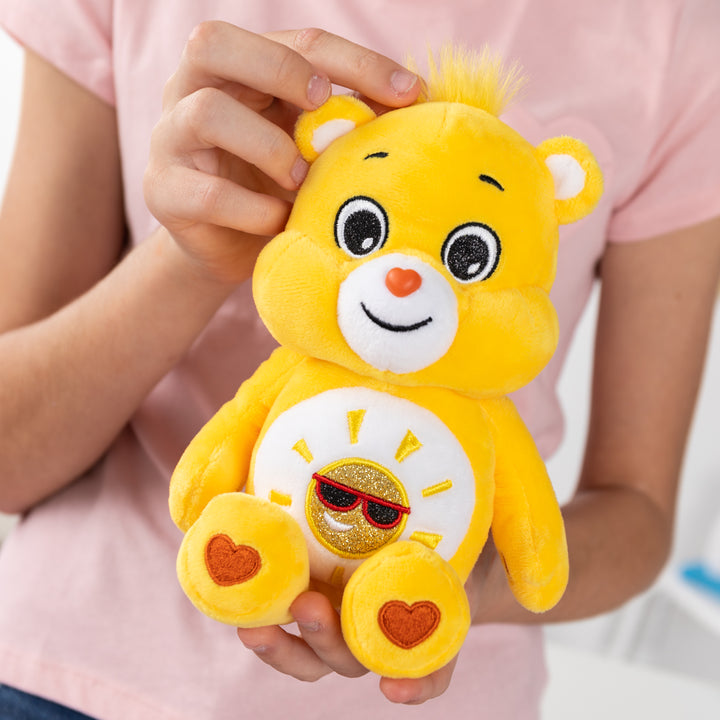 Official 22cm Glitter Funshine Care Bear