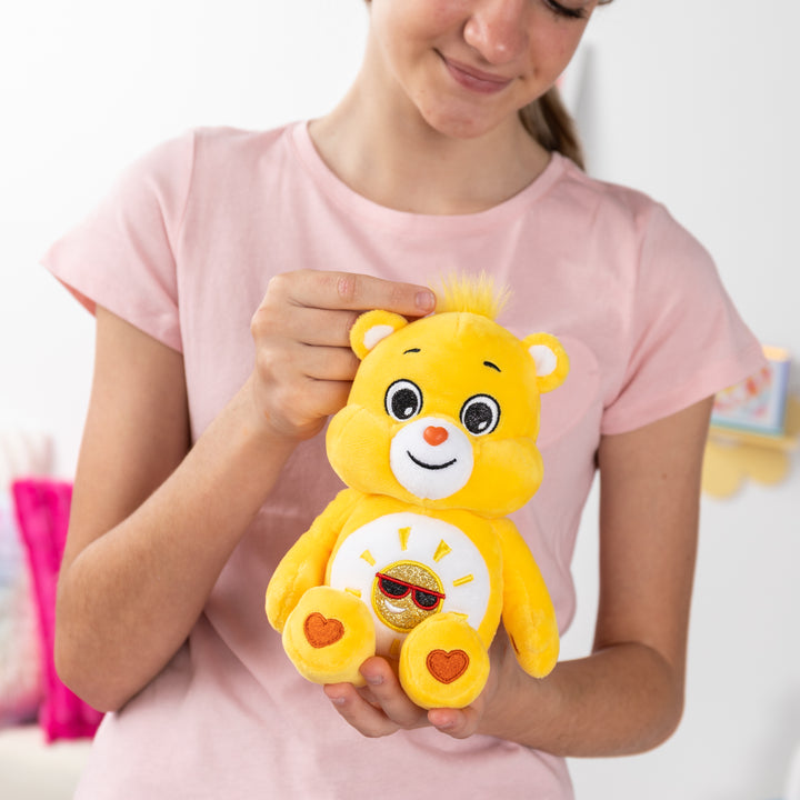 Official 22cm Glitter Funshine Care Bear