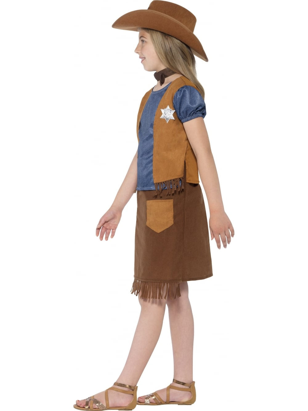 Girls Cowgirl Western World Book Day Costume