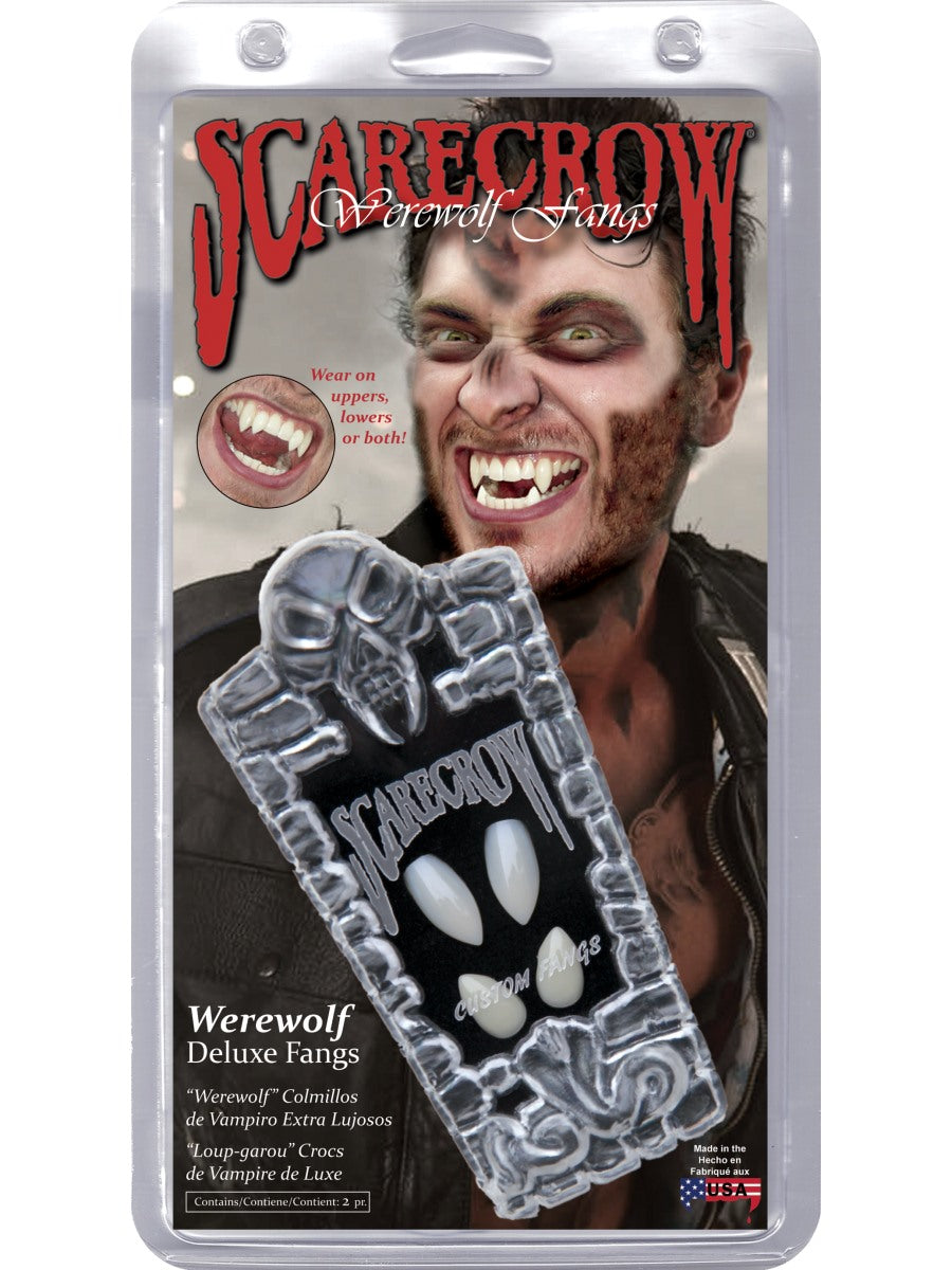 Deluxe Werewolf Fangs Halloween Costume Accessory