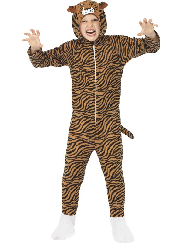 Kids Jungle Tiger Safari Animal Book Day Fancy Dress Costume