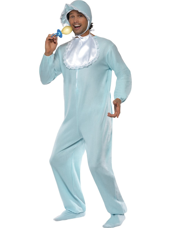 Men's Big Baby Blue Romper Novelty Funny Costume