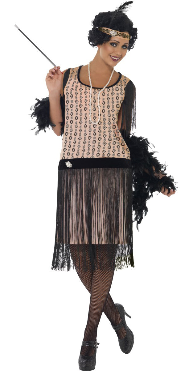 Ladies 1920s Charleston Gatsby Coco Flapper Fancy Dress Costume