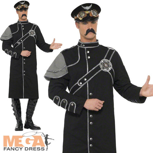 Steam Punk Military Man Fancy Dress Costume