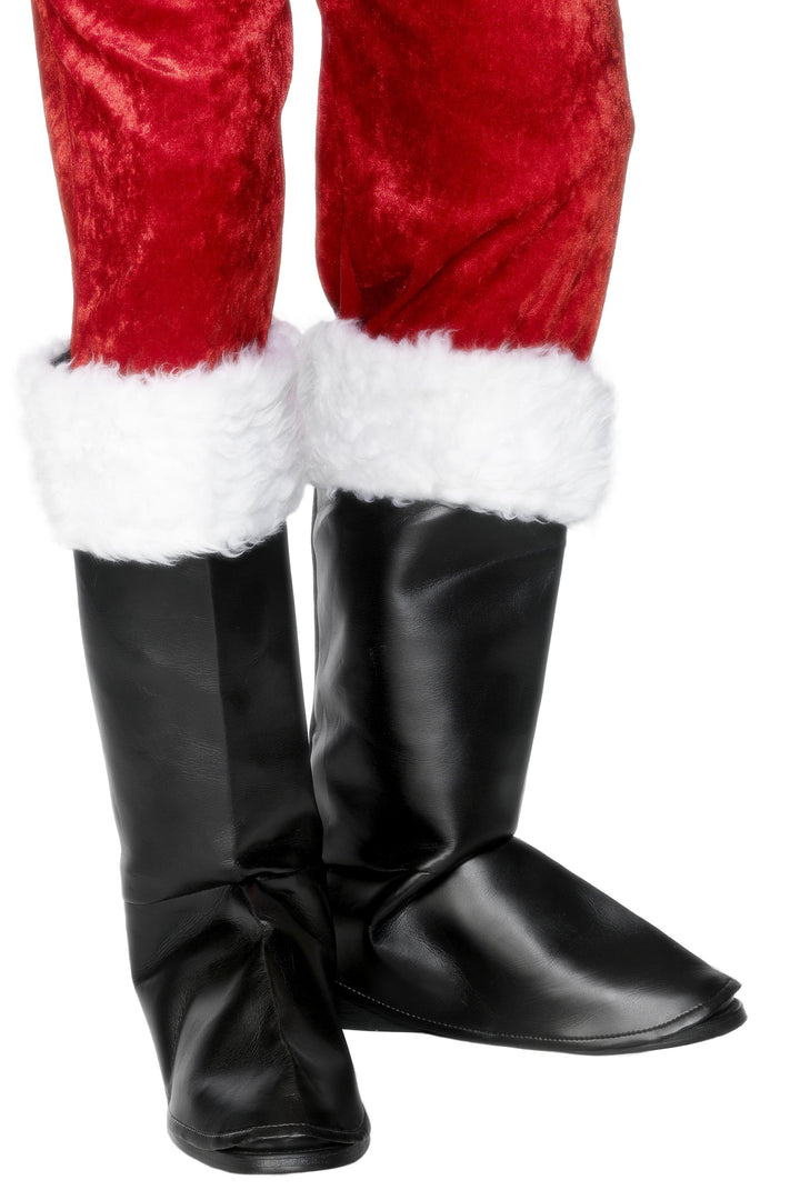 Santa Boot Covers Christmas Costume Accessory